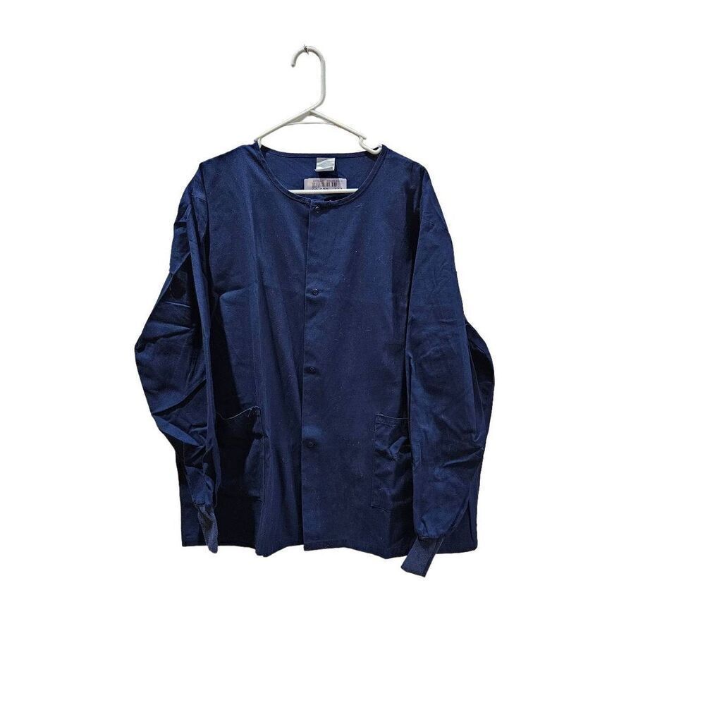 Medline XXL scrub top dark blue